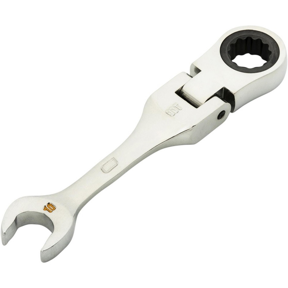 Combination Wrenches; Size (mm): 10 ; Finish: Polished Chrome ; Head Type: Combination ; Handle Type: Stubby ; Material: Alloy Steel ; Non-sparking: Yes