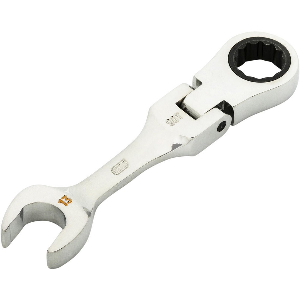 Combination Wrenches; Size (mm): 13 ; Finish: Polished Chrome ; Head Type: Combination ; Handle Type: Stubby ; Material: Alloy Steel ; Non-sparking: Yes