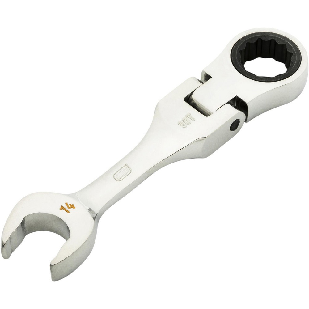 Combination Wrenches; Size (mm): 14 ; Finish: Polished Chrome ; Head Type: Combination ; Handle Type: Stubby ; Material: Alloy Steel ; Non-sparking: Yes