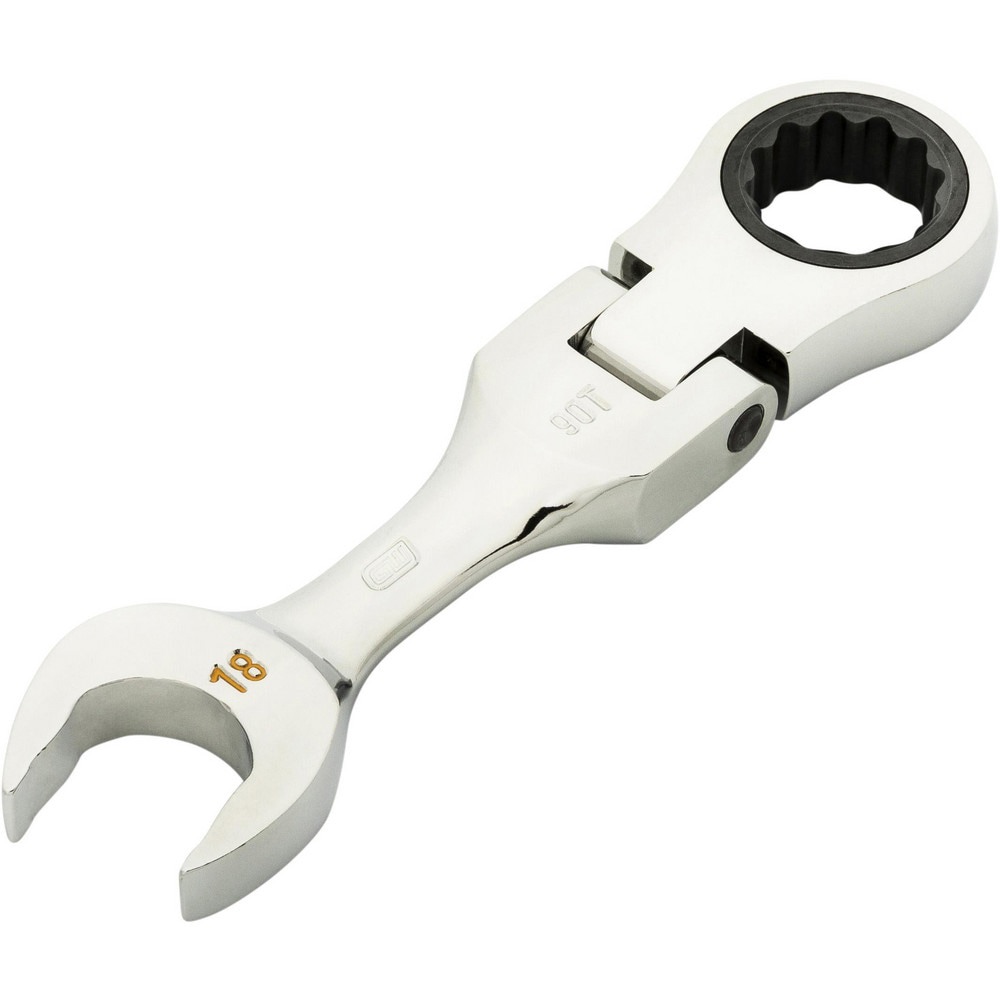 Combination Wrenches; Size (mm): 18 ; Finish: Polished Chrome ; Head Type: Combination ; Handle Type: Stubby ; Material: Alloy Steel ; Non-sparking: Yes