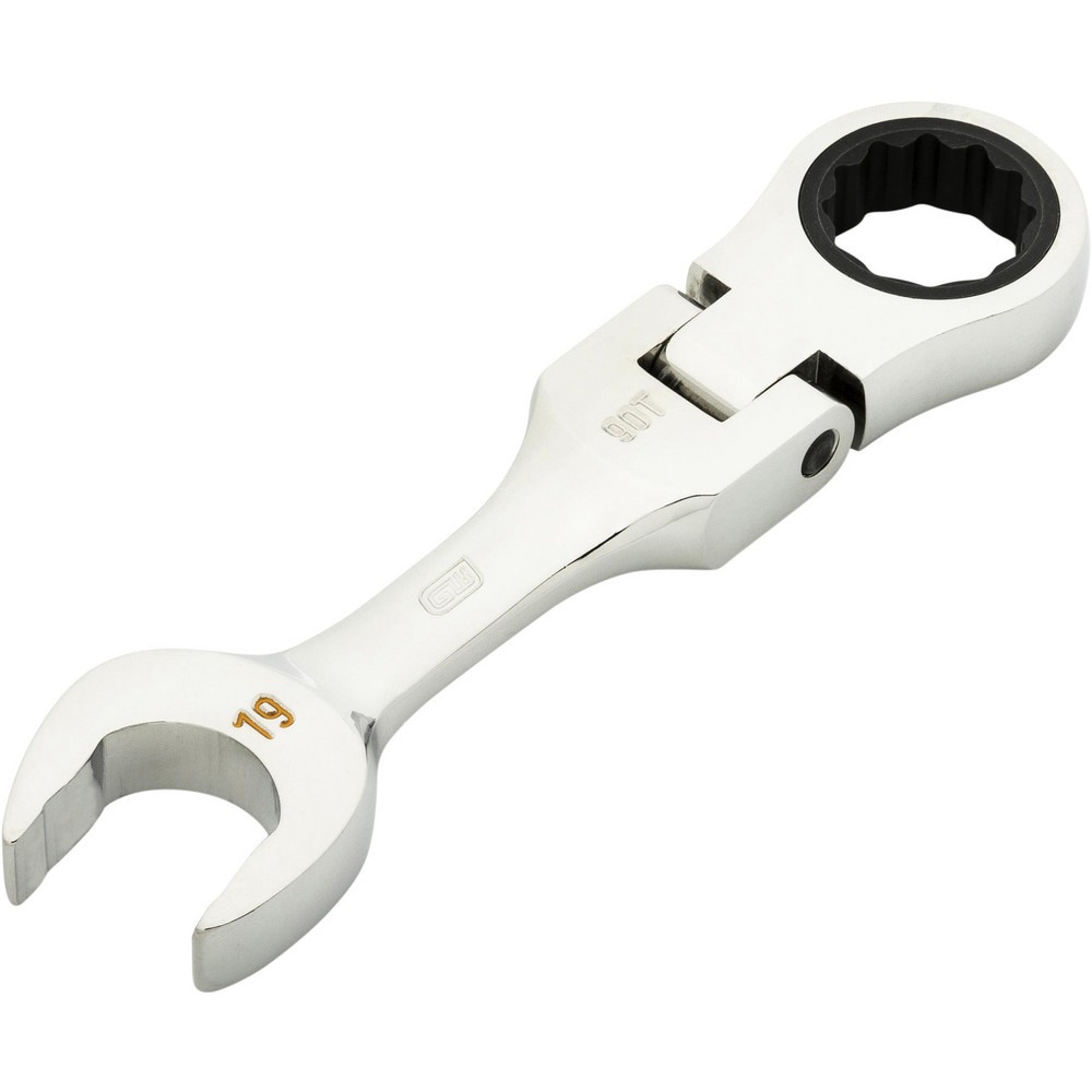 Combination Wrenches; Size (mm): 19 ; Finish: Polished Chrome ; Head Type: Combination ; Handle Type: Stubby ; Material: Alloy Steel ; Non-sparking: Yes