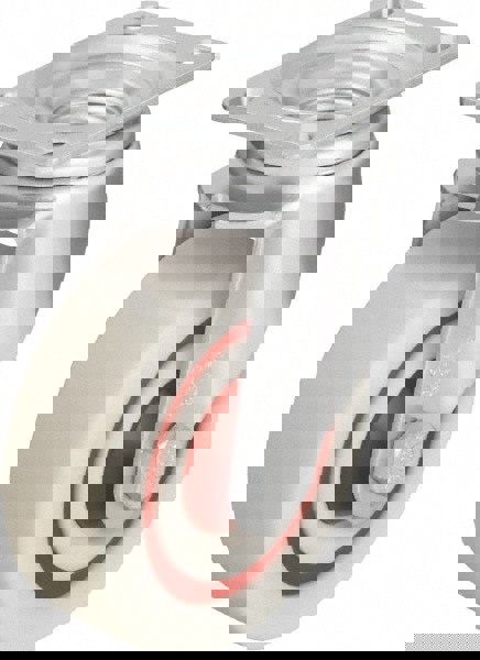 Rigid & Swivel Top Plate Caster: Nylon, 5