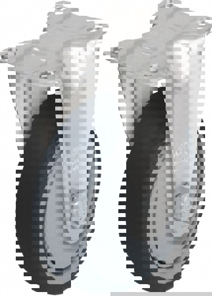 Rigid Top Plate Caster: Thermoplastic Polyurethane, 4