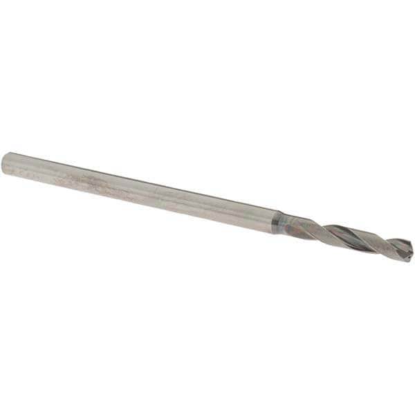 Screw Machine Length Drill Bit: 3.50 mm (0.1378) Dia, 140 deg, Solid Carbide