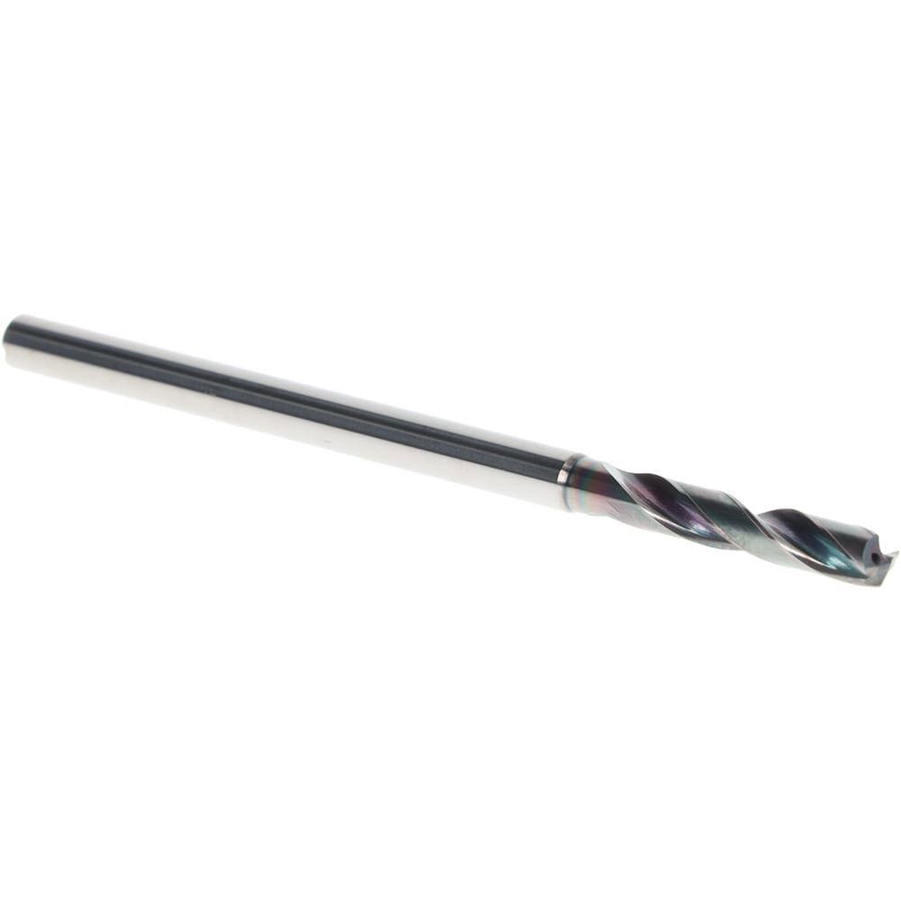 Screw Machine Length Drill Bit: 3.70 mm Dia, 140 deg Point, Solid Carbide