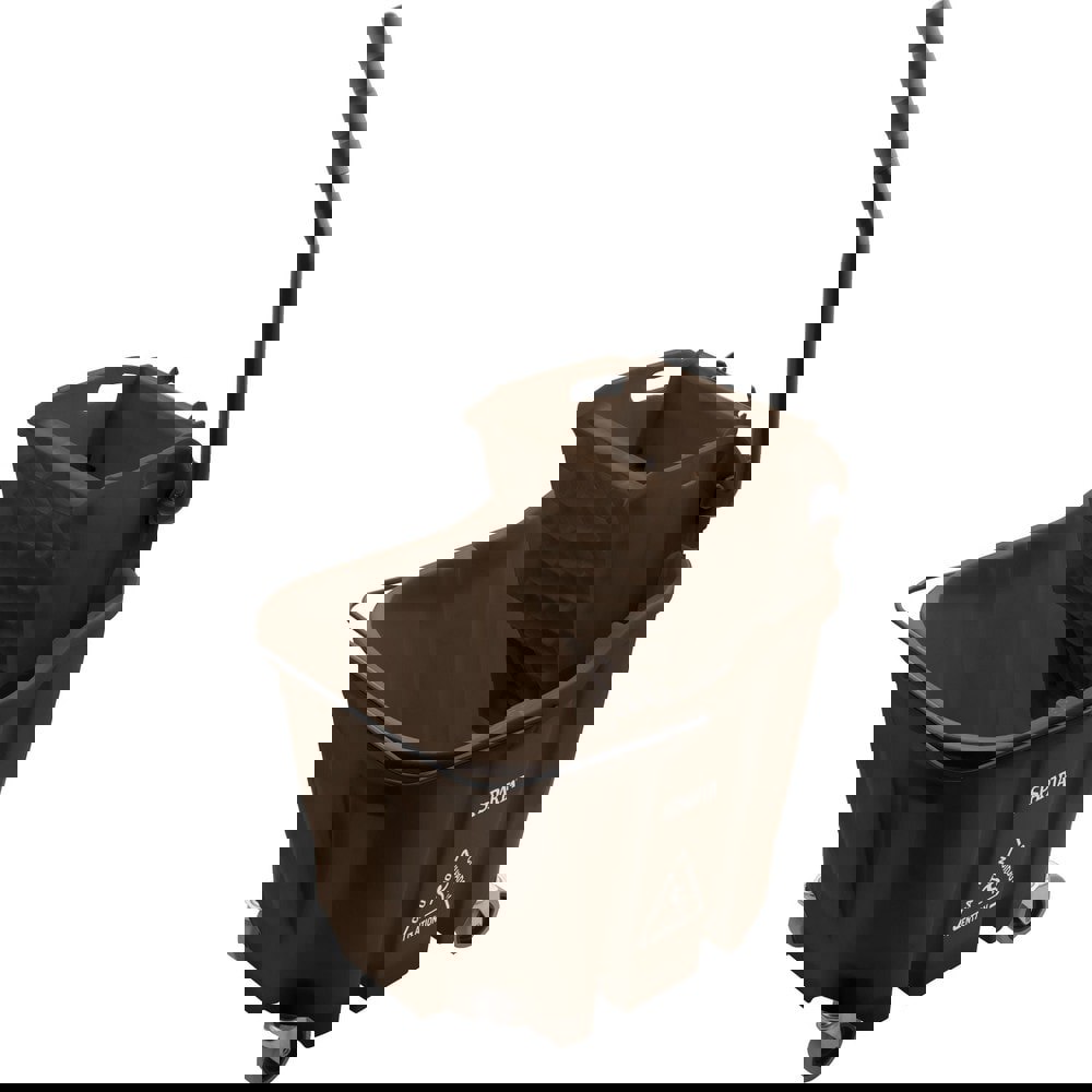 Mop Buckets & Wringers; Connection Type: None ; Mop Capacity: 35 ; Handle Material: Ergonomic Dual Component ; Color: Brown