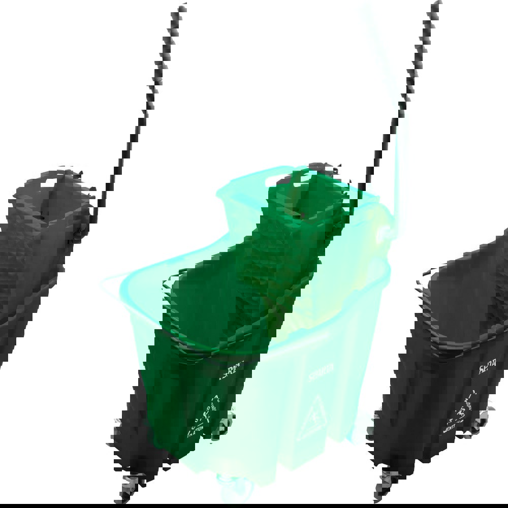 Mop Buckets & Wringers; Connection Type: None ; Mop Capacity: 35 ; Handle Material: Ergonomic Dual Component ; Color: Green