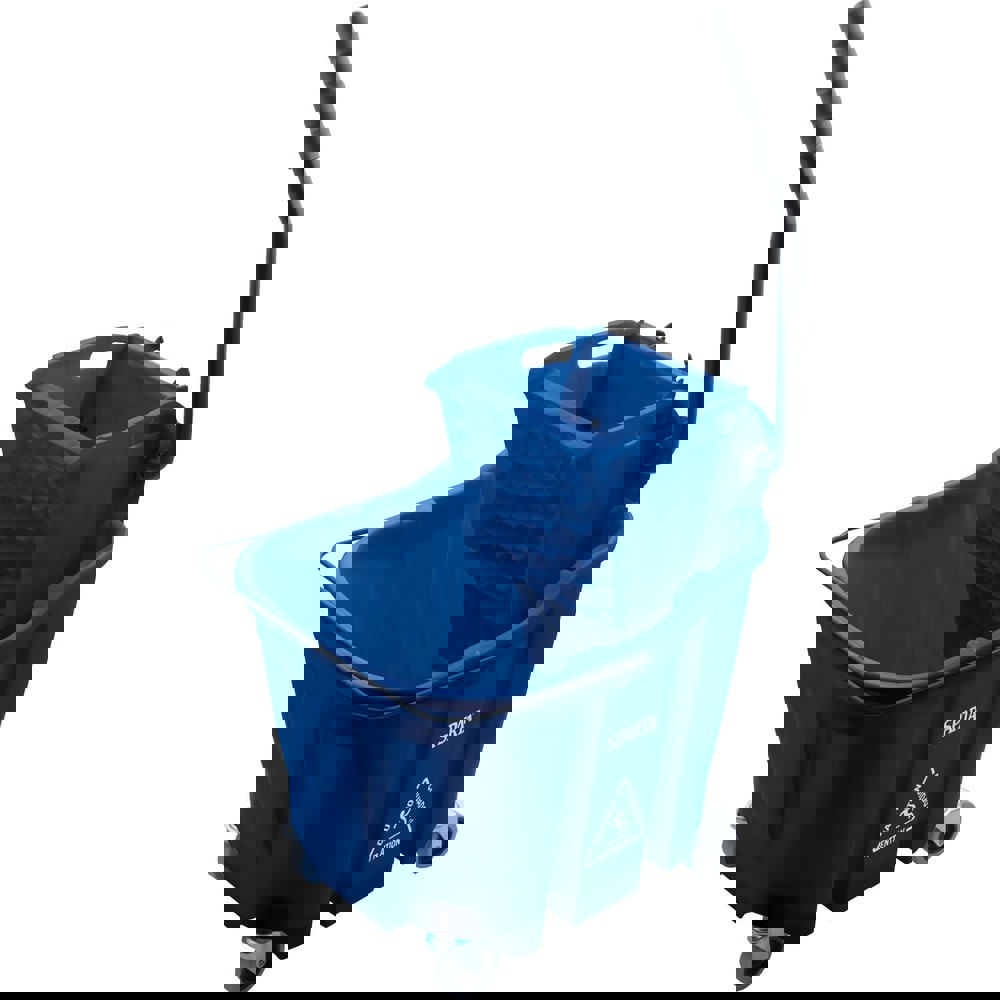 Mop Buckets & Wringers; Connection Type: None ; Mop Capacity: 35 ; Handle Material: Ergonomic Dual Component ; Color: Blue