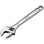 Adjustable Wrenches; Overall Length (Inch): 10 ; Finish: Nickel ; Handle Type: I-Beam ; Material: Chrome-Vanadium Steel ; Measuring Scale: Yes ; Jaw Capacity (Inch): 1-1/8
