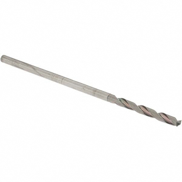 Jobber Length Drill Bit: 3.00 mm (0.1181) Dia, 140 deg, Solid Carbide