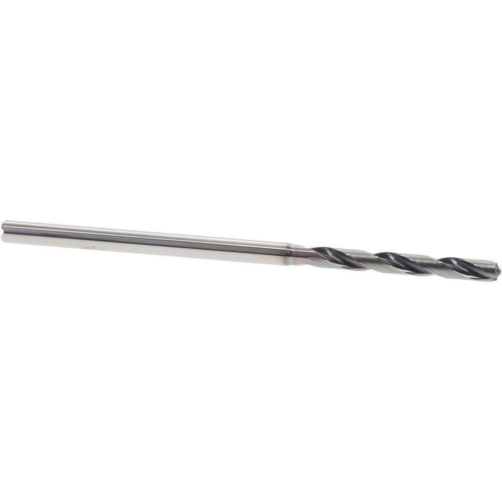 Jobber Drill: 3.70 mm Dia, 140 deg Point, Solid Carbide