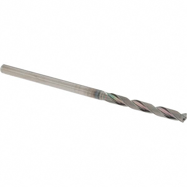 Jobber Length Drill Bit: 4.00 mm (0.1575) Dia, 140 deg, Solid Carbide