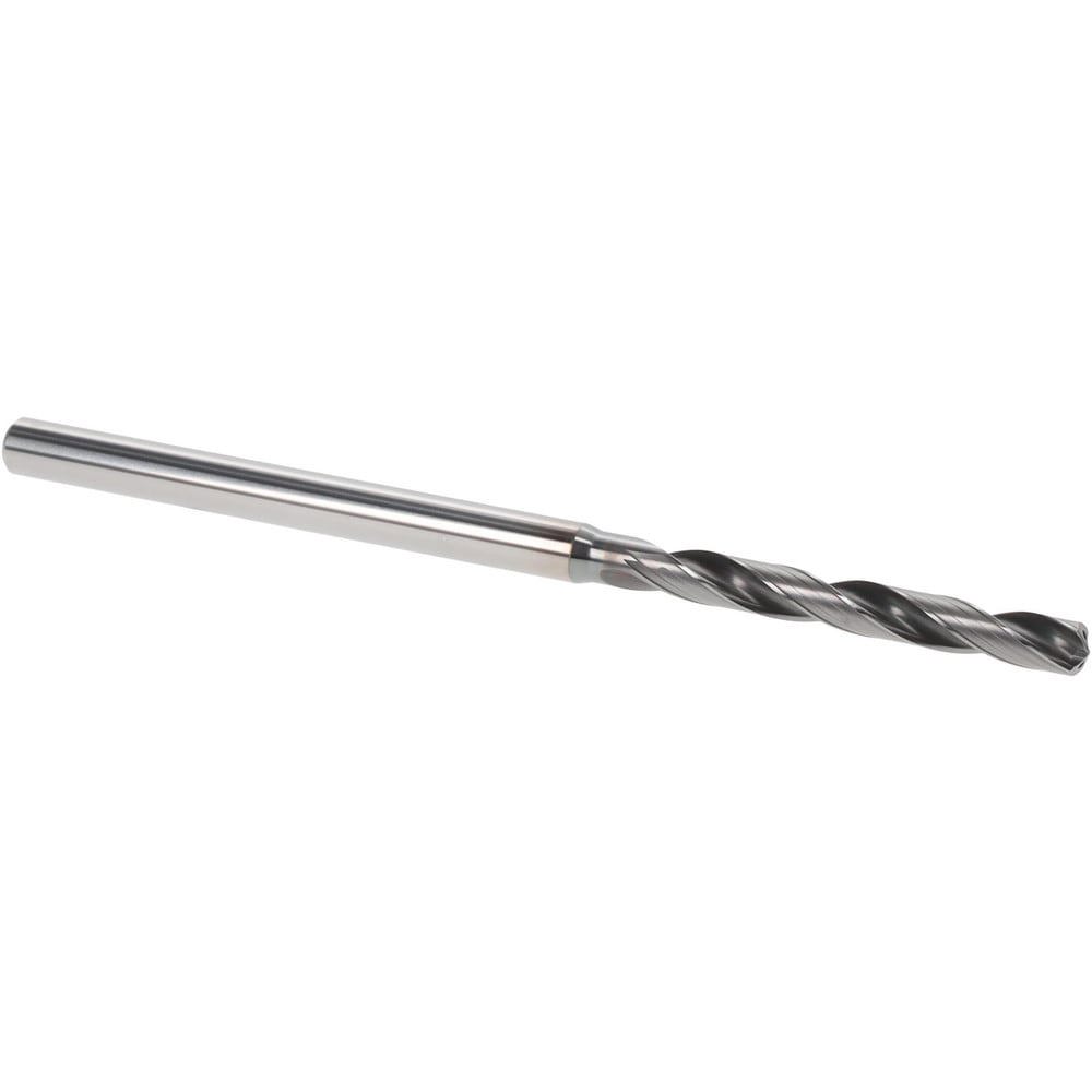 Jobber Drill: 4.40 mm Dia, 140 deg Point, Solid Carbide