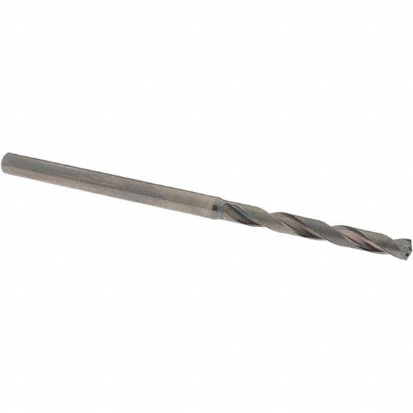 Jobber Length Drill Bit: 4.50 mm (0.1772) Dia, 140 deg, Solid Carbide