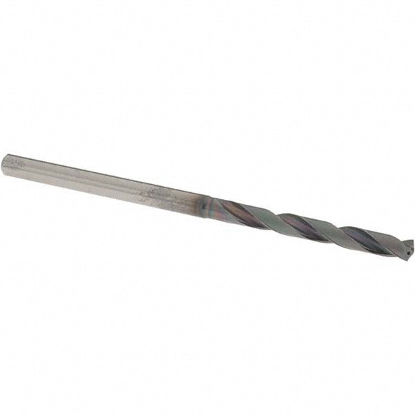 Jobber Length Drill Bit: 4.80 mm (0.1890) Dia, 140 deg, Solid Carbide