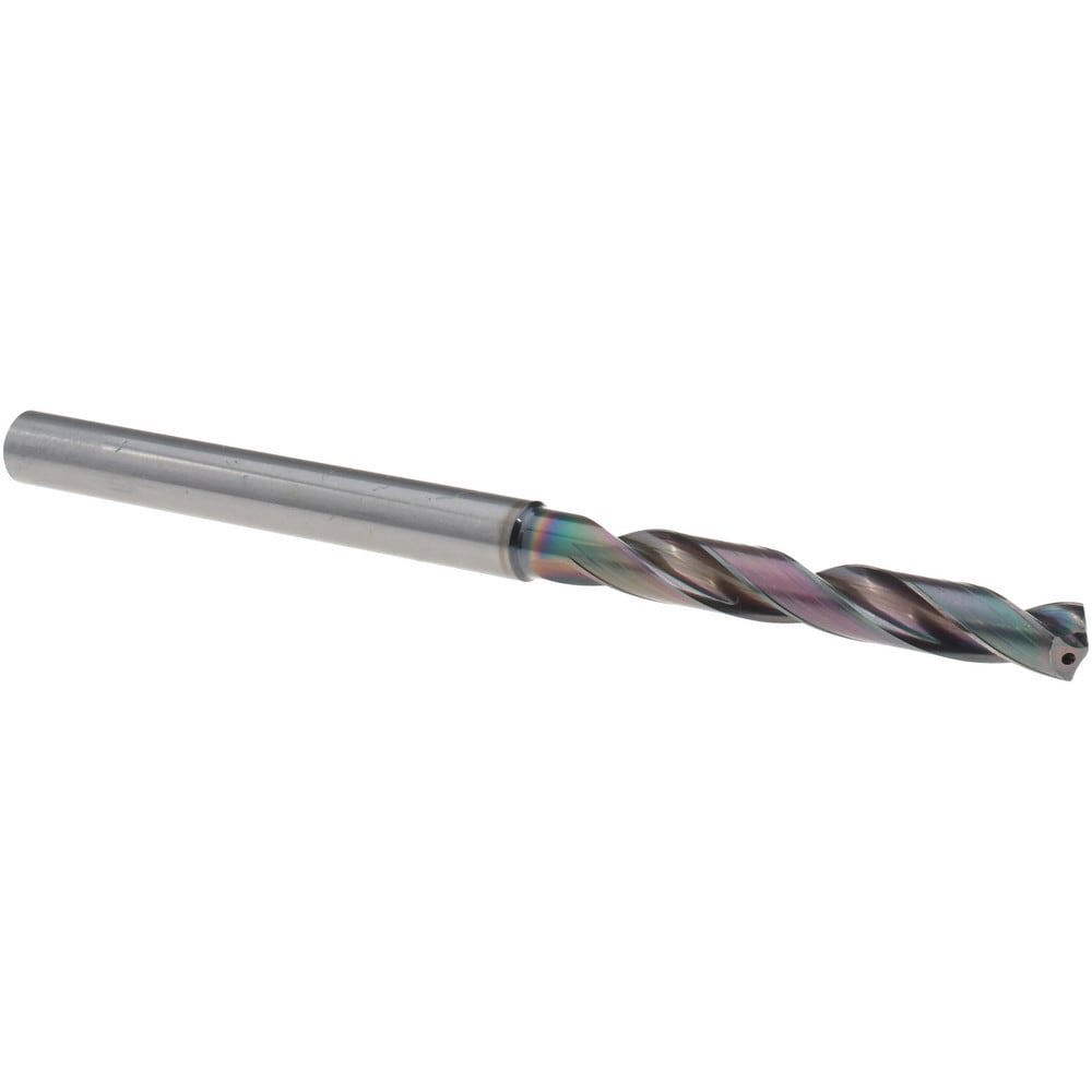 Jobber Drill: 6.20 mm Dia, 140 deg Point, Solid Carbide