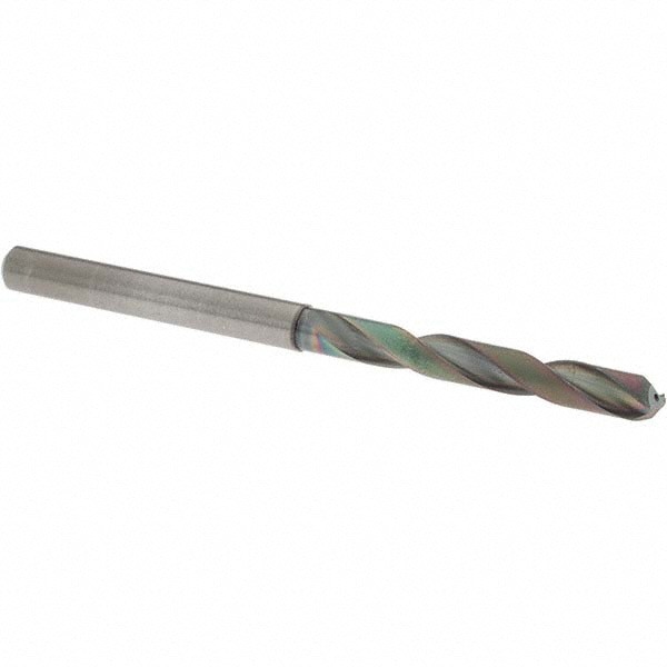 Jobber Length Drill Bit: 7.50 mm (0.2953) Dia, 140 deg, Solid Carbide