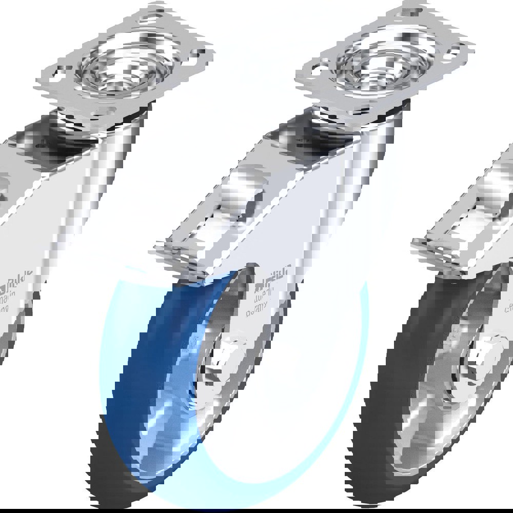 Top Plate Casters; Mount Type: Plate ; Number of Wheels: 1.000 ; Wheel Diameter (Inch): 8 ; Wheel Material: Polyurethane ; Wheel Width (Inch): 2 ; Wheel Color: Green