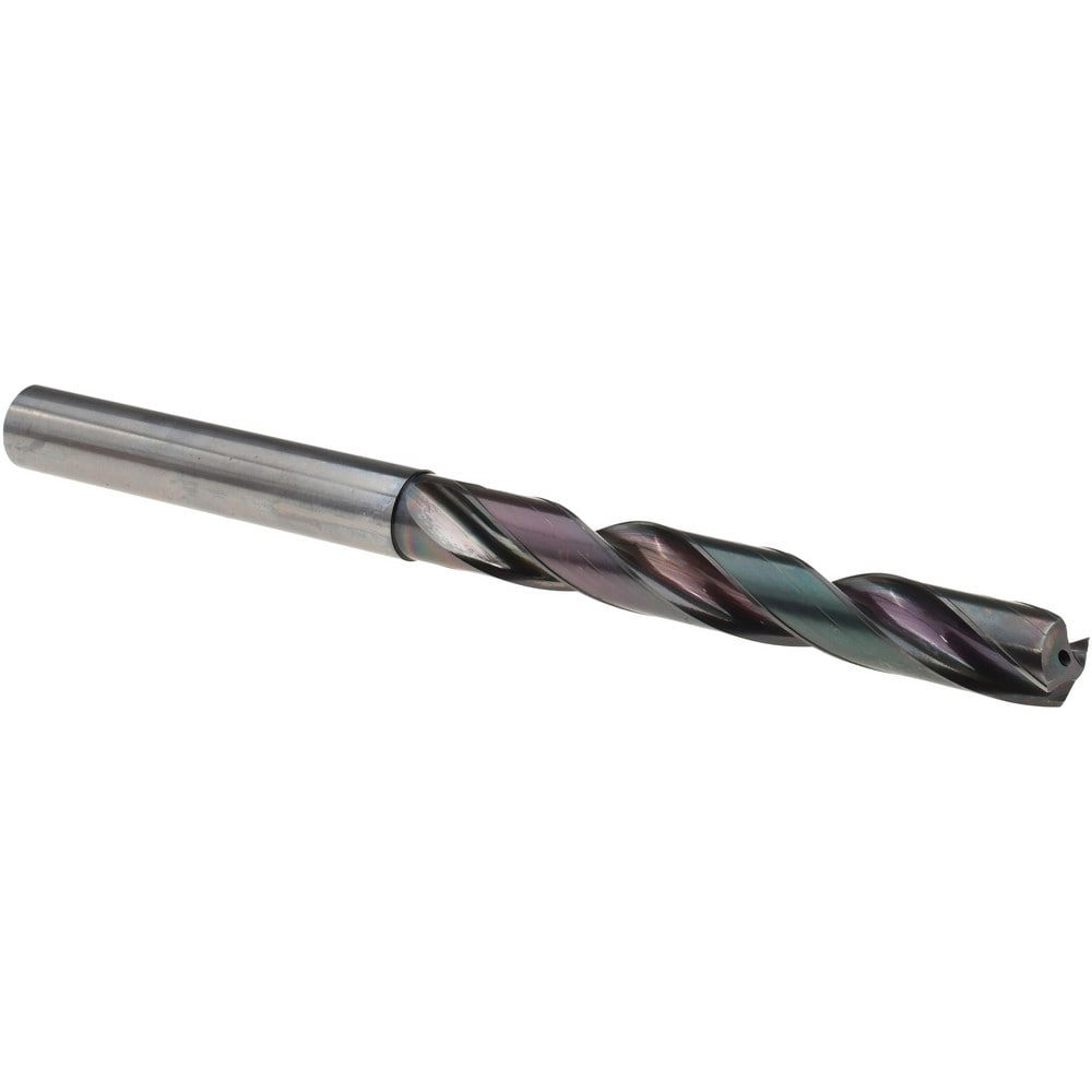 Jobber Length Drill Bit: 10.50 mm (0.4134) Dia, 140 deg, Solid Carbide