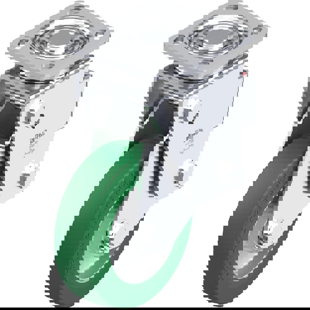 Top Plate Casters; Mount Type: Plate ; Number of Wheels: 1.000 ; Wheel Diameter (Inch): 4 ; Wheel Material: Synthetic ; Wheel Width (Inch): 1-3/16 ; Wheel Color: Dark Gray