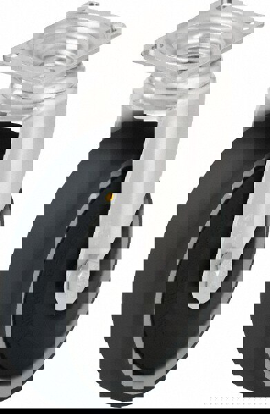 Swivel Top Plate Caster: Thermoplastic Polyurethane, 4