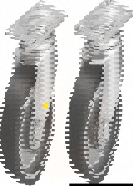 Swivel Top Plate Caster: Polyurethane-Elastomer Blickle Softhane, 4