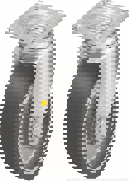 Swivel Top Plate Caster: Polyurethane-Elastomer Blickle Softhane, 5