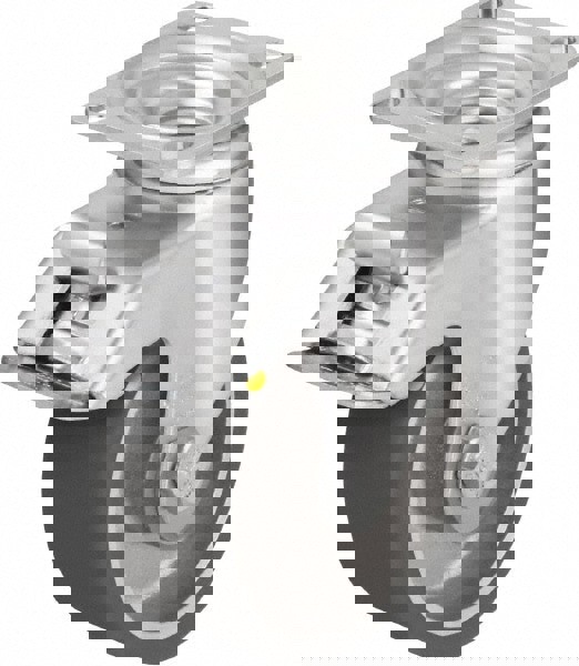 Swivel Top Plate Caster: Polyurethane-Elastomer Blickle Softhane, 5