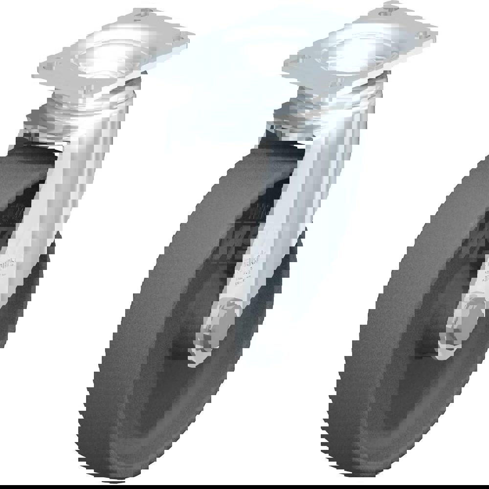 Rigid & Swivel Top Plate Caster: Nylon, 5