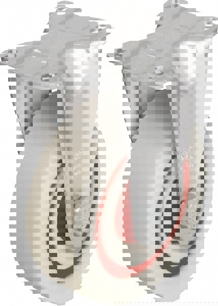 Rigid Top Plate Caster: Nylon, 4