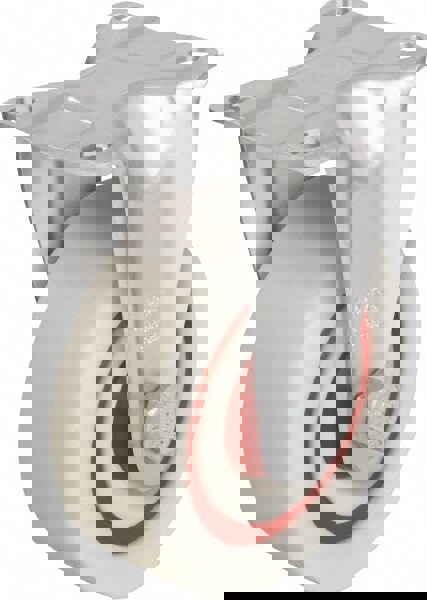 Rigid & Swivel Top Plate Caster: Nylon, 5