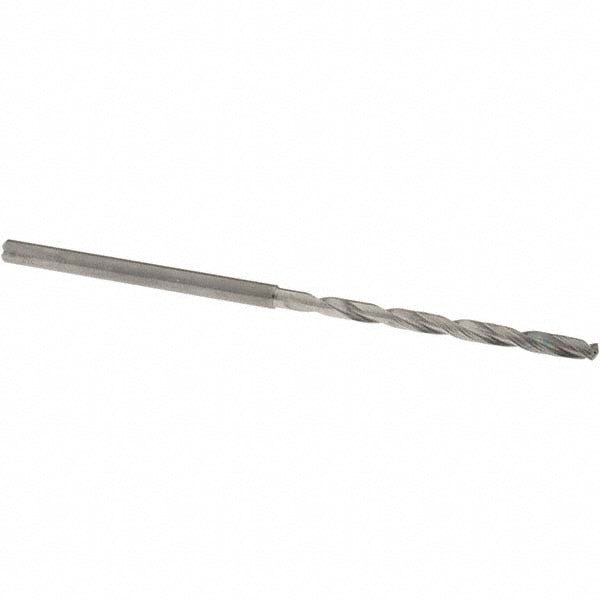 Taper Length Drill Bit: Series 6530, 3.5 mm Dia, 140 &deg; Point, Solid Carbide