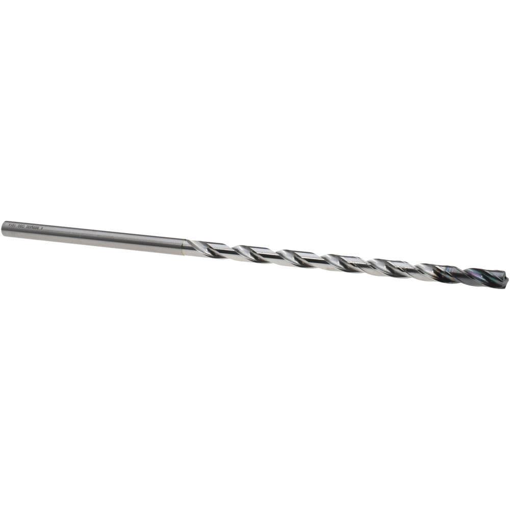 Extra Length Drill Bit: 4 mm Dia, 140 &deg; Point, Solid Carbide
