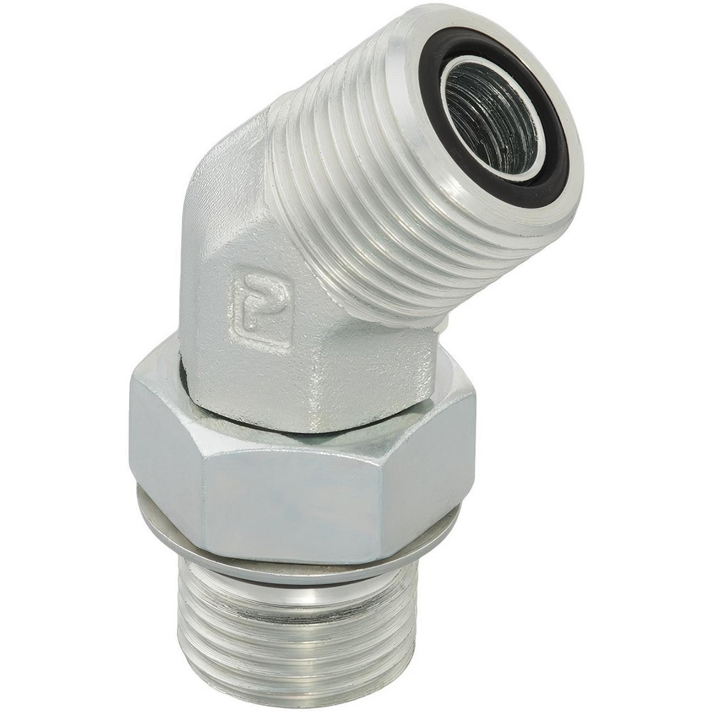 Compression Tube Male 45 &deg; Elbow: 9/16-18