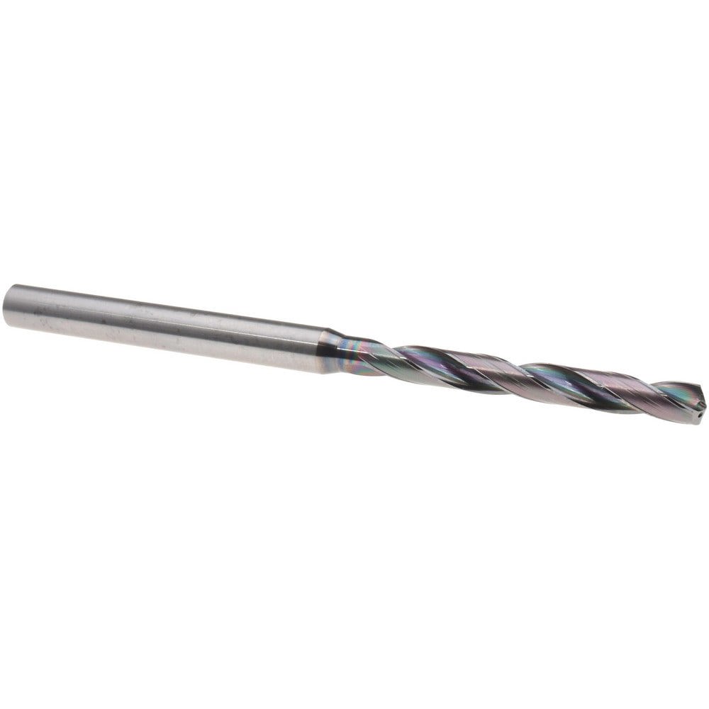 Jobber Drill: 4.90 mm Dia, 140 deg Point, Solid Carbide