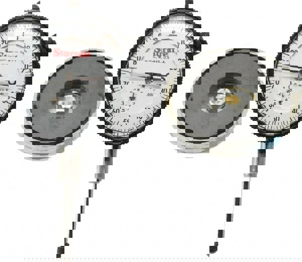 Dial Indicator & Base Kit: 0-100 Dial Reading