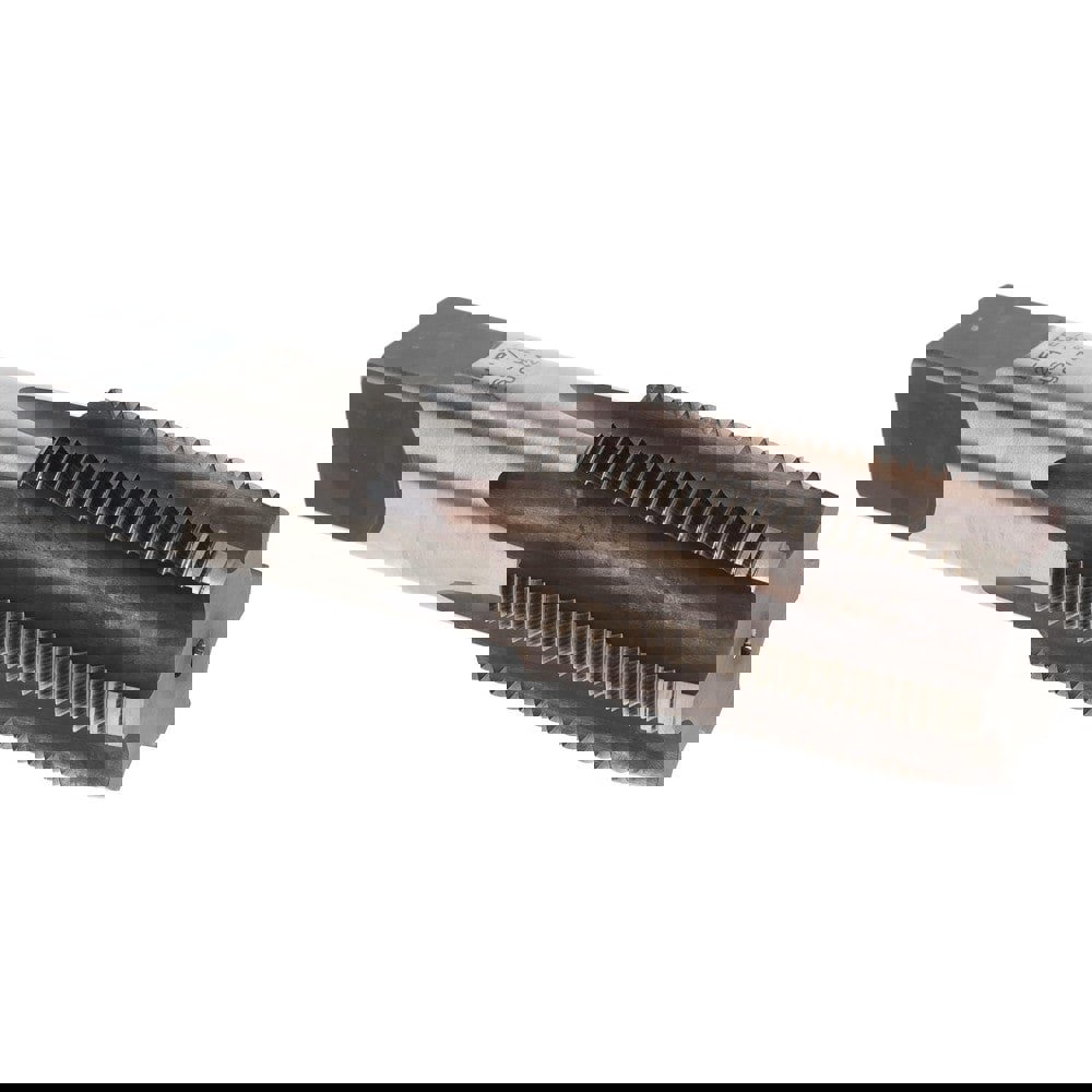 Straight Flutes Tap: 2-1/8-8, UNS, 6 Flutes, Plug, High Speed Steel, Bright/Uncoated