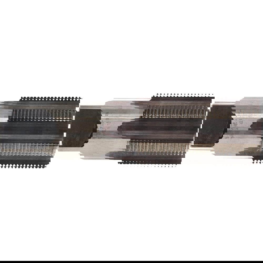 Straight Flutes Tap: 2-3/8-8, UNS, 6 Flutes, Bottoming, High Speed Steel, Bright/Uncoated