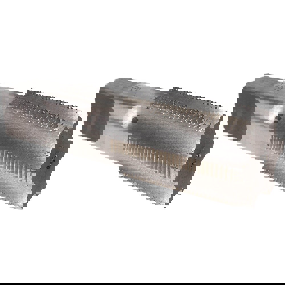 Straight Flute Tap: 2-5/8-8 UNS, 6 Flutes, Plug, High Speed Steel, Bright/Uncoated