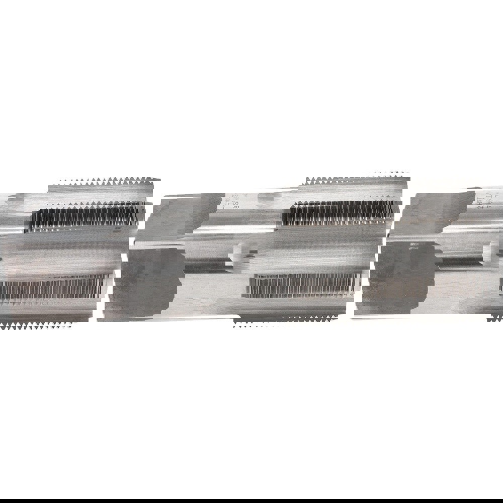 Straight Flutes Tap: 2-7/8-8, UNS, 6 Flutes, Plug, High Speed Steel, Bright/Uncoated