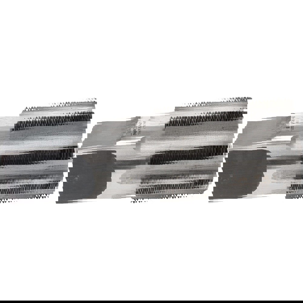 Straight Flutes Tap: 3-1/2-8, UNS, 8 Flutes, Bottoming, High Speed Steel, Bright/Uncoated