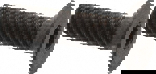 Flat Socket Cap Screw: M5x0.8, 12.9 Alloy Steel, Black Oxide Finish