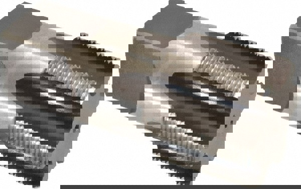 2-3/8 - 12 Bottoming RH H6 Bright High Speed Steel 6-Flute Straight Flute Hand Tap