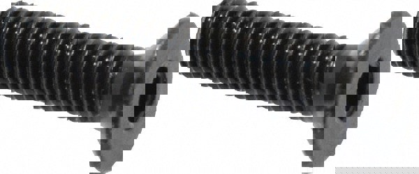 Flat Socket Cap Screw: M5x0.8, 12.9 Alloy Steel, Black Oxide Finish