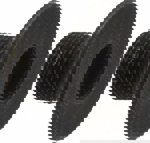 Flat Socket Cap Screw: M6x1, 12.9 Alloy Steel, Black Oxide Finish