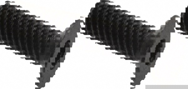 Flat Socket Cap Screw: M6x1, 12.9 Alloy Steel, Black Oxide Finish