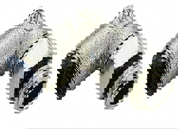 Push-to-Connect Tube x Universal Thread Fitting: Swivel Elbow, Universal, 3/8