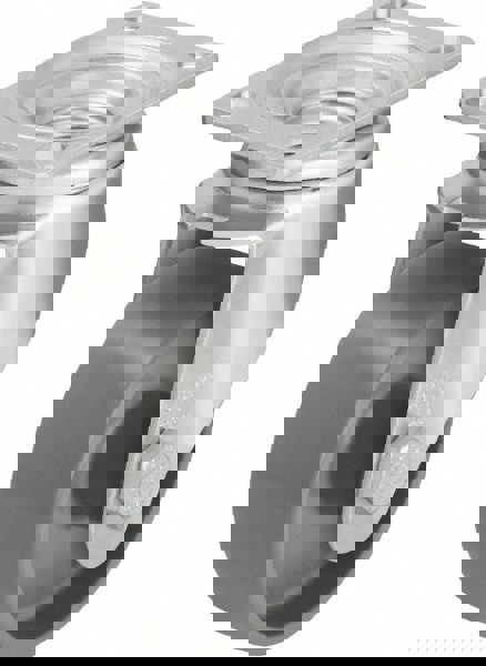 Swivel Top Plate Caster: Nylon, 3-1/2