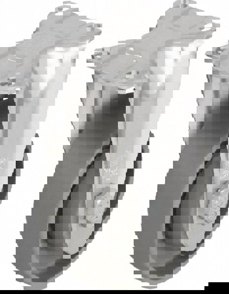 Rigid & Swivel Top Plate Caster: Nylon, 3-1/2