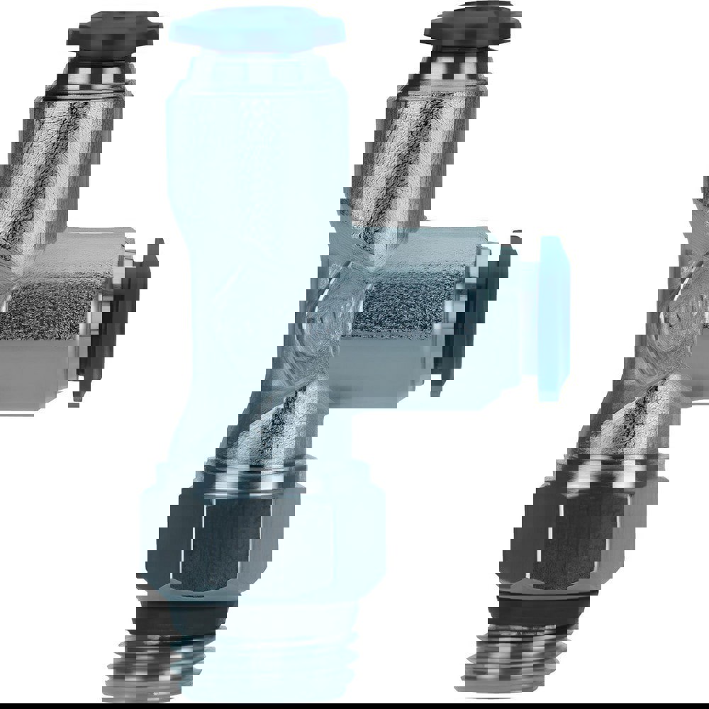 Push-to-Connect Tube x Universal Thread Fitting: Swivel Run Tee, Universal, 5/32